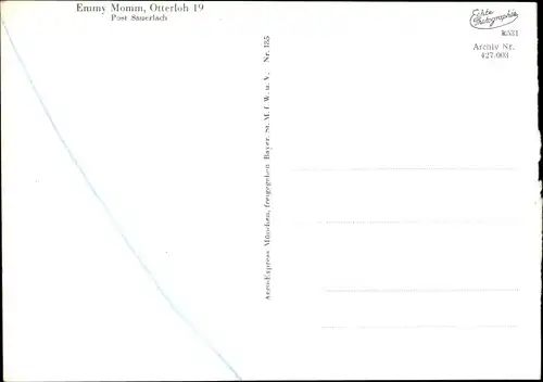 Ak Otterloh Brunnthal in Oberbayern, Pension Emmy Momm, Otterloh 19