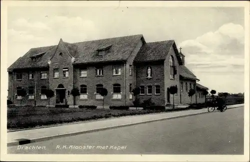 Ak Drachten Friesland Niederlande, R. K. Klooster met Kapel