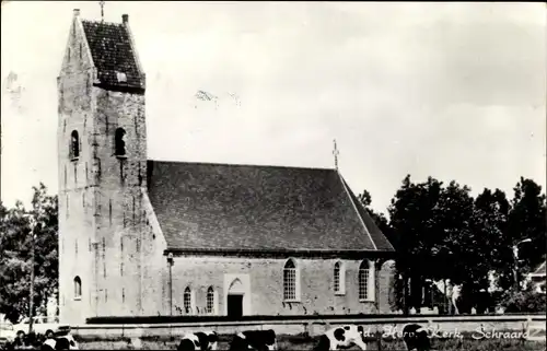 Ak  Schraard Friesland, Ned. Herv. Kerk