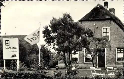 Ak Kaatsheuvel Nordbrabant, Camping 't Hoekske, Hausansicht