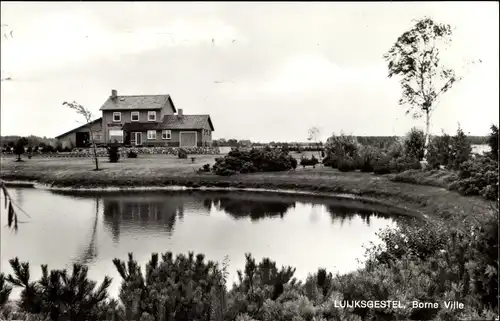Ak Luyksgestel Nordbrabant, Borne Ville, Teich