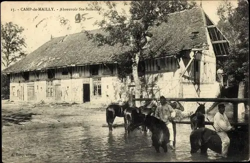 Ak Mailly le Camp Aube, Abreuvoir Sainte Suzanne