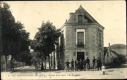 Ak La Possonnière Maine-et-Loire, Avenue de la Gare