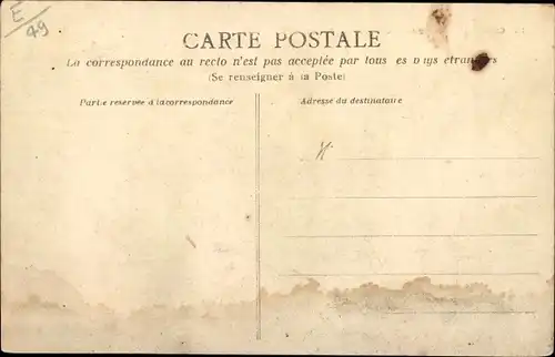 Ak Les Ponts de Cé Maine et Loire, Catastrophe, Eisenbahn-Unfall, 1907