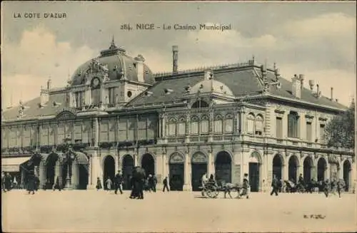 Ak Nice Nizza Alpes Maritimes, Le Casino Municipal
