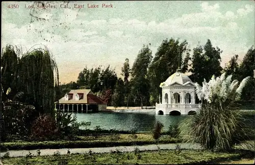 Ak Los Angeles Kalifornien USA, East Lake Park