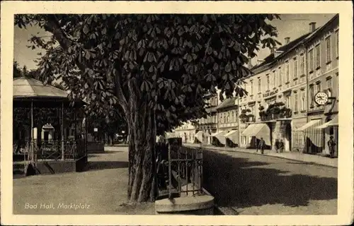 Ak Bad Hall Oberösterreich, Marktplatz