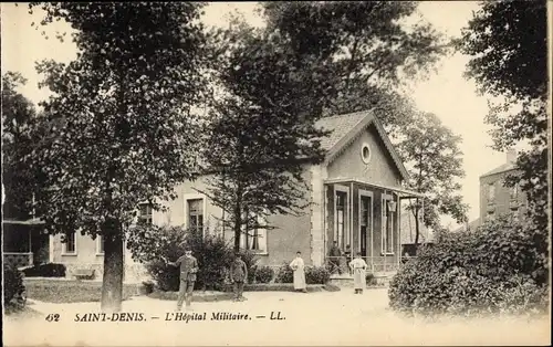 Ak Saint Denis Seine Saint Denis, L'Hopital Militaire