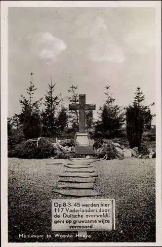 Ak Woeste Hoeve Gelderland, Monument