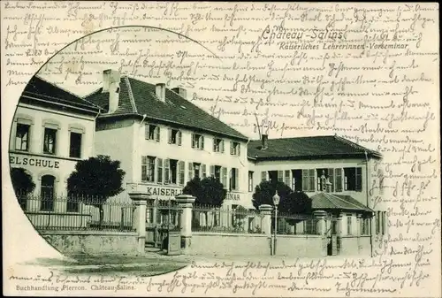 Ak Château Salins Lothringen Moselle, Kaiserliches Lehrerinnen Vorseminar