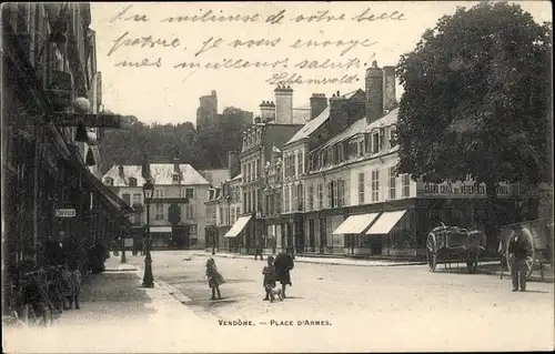 Ak Vendôme Loir et Cher, Place d'Armes