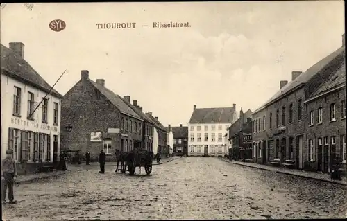 Ak Thourout Torhout Westflandern, Rijsselstraat