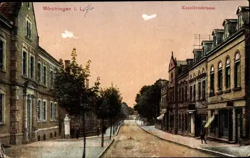 Ak Morhange Mörchingen Lothringen Moselle, Kapellenstraße