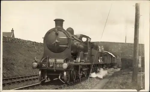 Foto Ak Britische Eisenbahn, North British Railway NBR J Class No. 340, Dampflokomotive