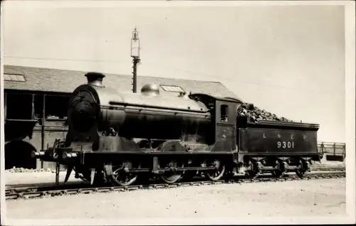 Foto Ak Britische Eisenbahn, North British Railway NBR S Class No. 301, LNER 9301, Dampflokomotive