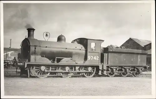 Foto Ak Britische Eisenbahn, North British Railway NBR C Class No. 742, LNER 9742, Dampflokomotive