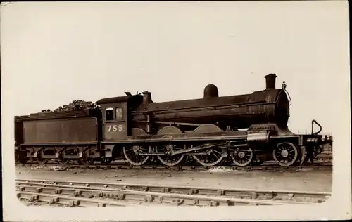 Foto Ak Britische Eisenbahn, North Eastern Railway NER S Class No. 755, Dampflokomotive