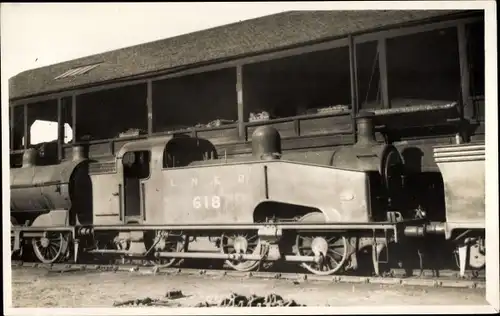 Foto Ak Britische Eisenbahn, London North Eastern Railway LNER J50 Class No. 618 Dampflokomotive
