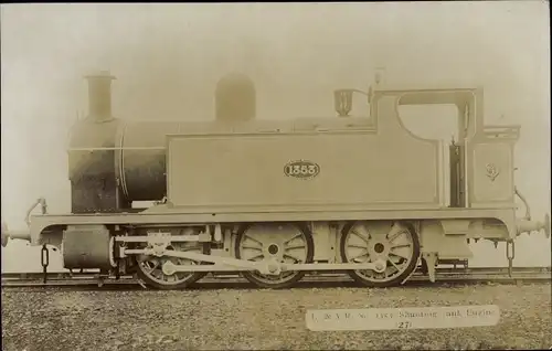 Foto Ak Britische Eisenbahn, Lancashire and Yorkshire Railway LYR F20 Class No. 1353, No. 11534, Lok