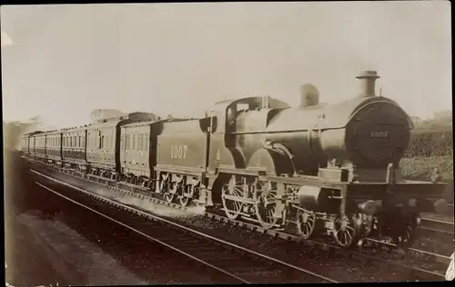 Foto Ak Britische Eisenbahn, Midland Railway MR No. 1007, Dampflokomotive