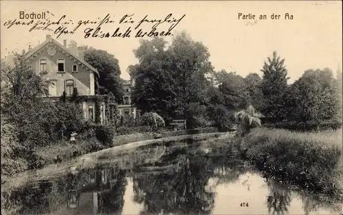 Ak Bocholt im Münsterland, Partie an der Aa