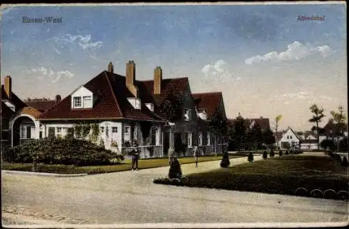 Ak Holsterhausen Essen Ruhrgebiet, Siedlung Alfredshof