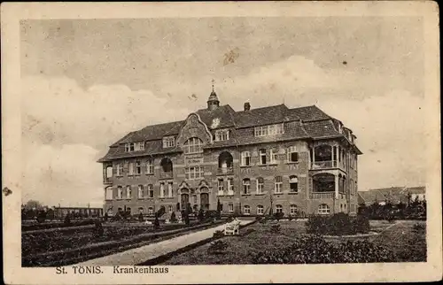 Ak Sankt Tönis Tönisvorst am Niederrhein, Krankenhaus