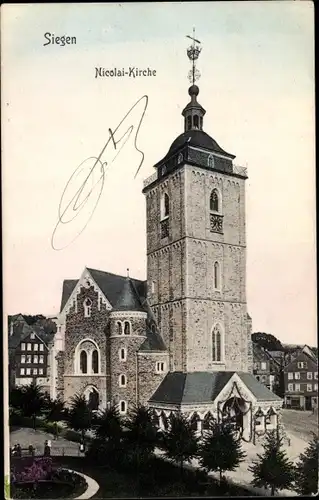 Ak Siegen in Westfalen, Nicolai-Kirche