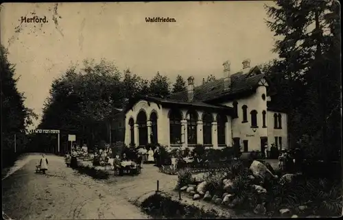 Ak Herford in Westfalen, Gasthaus Waldfrieden