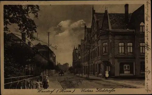 Ak Wunstorf in Niedersachsen, Untere Südstraße