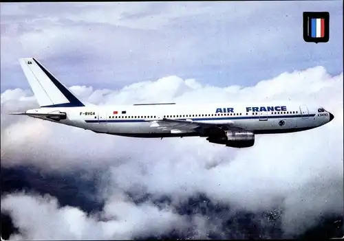 Ak Französisches Passagierflugzeug der Air France, Airbus A 300 B2, F-BVGA