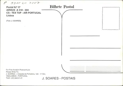 Ak Passagierflugzeug Air Portugal, Airbus A 310-304