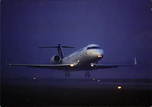 Ak Deutsches Passagierflugzeug, Lufthansa, Canadair Jet