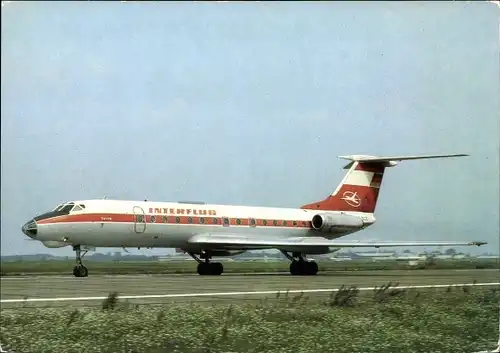 Ak Passagierflugzeug Tupolew Tu-134, Interflug