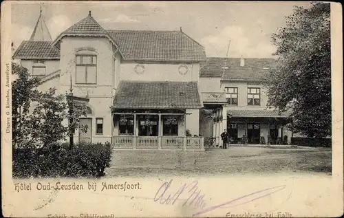 Ak Amersfoort Utrecht Niederlande, Hotel Oud-Leusden