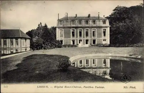 Ak Lisieux Calvados, Hopital Henri Cheron, Pavillon Pasteur