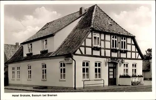 Ak Bassum in Niedersachsen, Hotel Brokate