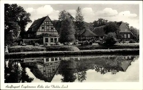 Ak Endel Visbek in Niedersachsen, Engelsmann Bäke, Wasseransicht