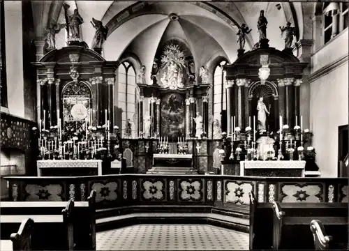 Ak Hardenberg Neviges Velbert Nordrhein Westfalen, Choransicht d. Klosterkirche