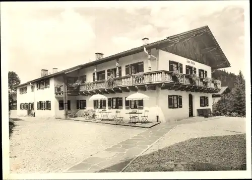 Ak Wallgau Oberbayern, Pax-Erholungsheim, Hausansicht