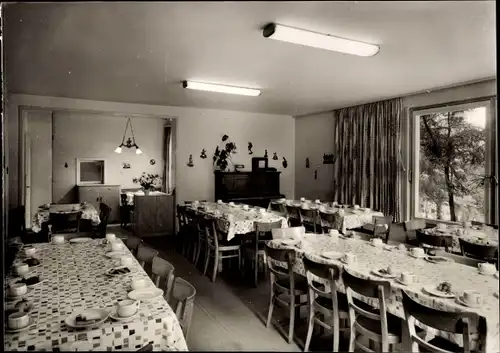 Ak Schömberg im Schwarzwald Württemberg, Kindersanatorium Julius Herrmann, Speiseraum