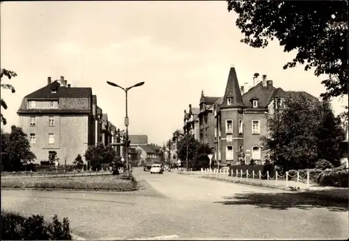 Ak Flöha in Sachsen, Straßenpartie