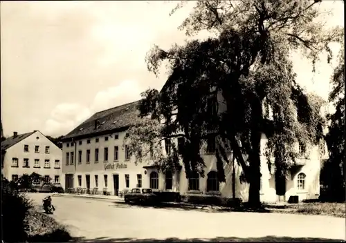 Ak Pockau im Erzgebirge Sachsen, Gasthof, Außenansicht