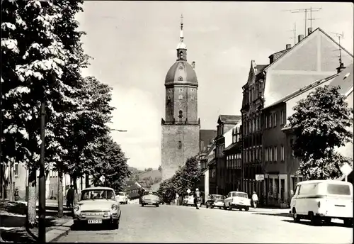 Ak Annaberg Buchholz im Erzgebirge, Große Kirchgasse, St. Annenkirche