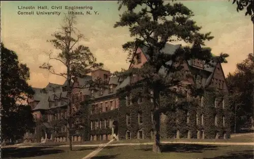 Ak Ithaca New York USA, Lincoln Hall, Civil Engineering, Cornell University