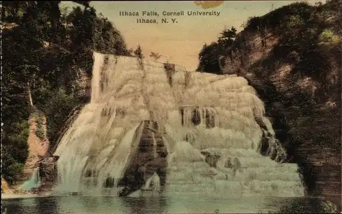 Ak Ithaca New York USA, Ithaca Falls, Cornell University