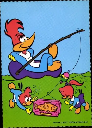 Künstler Ak Lantz, Walter, Woody Woodpecker, Comic