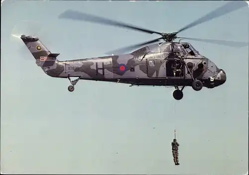 Ak Britischer Militär-Hubschrauber Royal Air Force, Westland Wessex HC 2 Helicopter, XT678/H