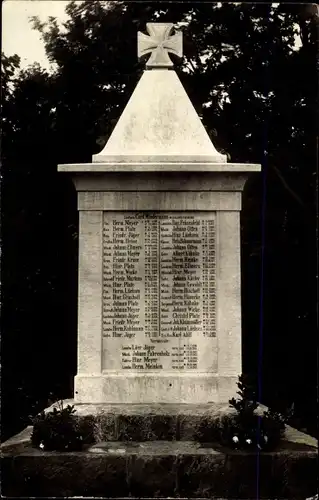 Foto Ak Kriegerdenkmal, Ehrenmal für gefallene Soldaten, Carl Niedermann, Herm. Meyer, Fehsenfeld