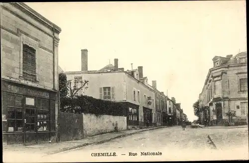 Ak Chemillé Maine-et-Loire, Rue Nationale, Epicerie Chaussures